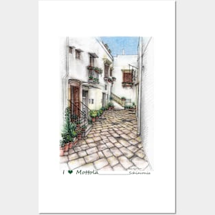 I love Mottola (2), Puglia, Italy Posters and Art